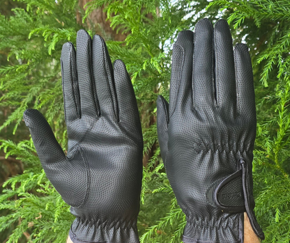 Hurlford Sure Grip Gloves Black Adults