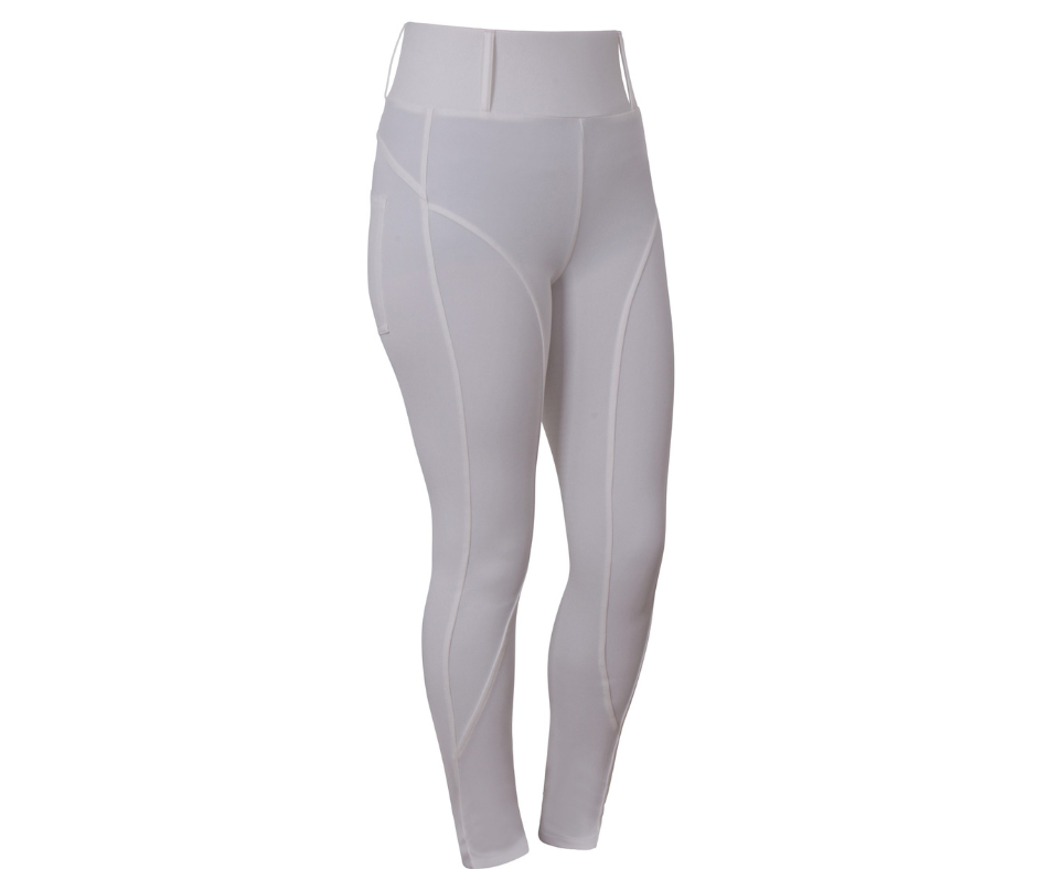 Cavallino Competition Tights- White Cavallino