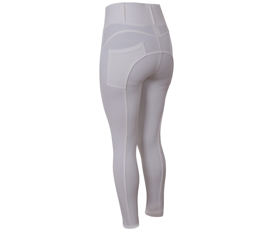 Cavallino Competition Tights- White Cavallino