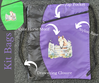 Horse Themed Kit Bag Foxwood Equestrian - Saddlery Tack and Feed Store